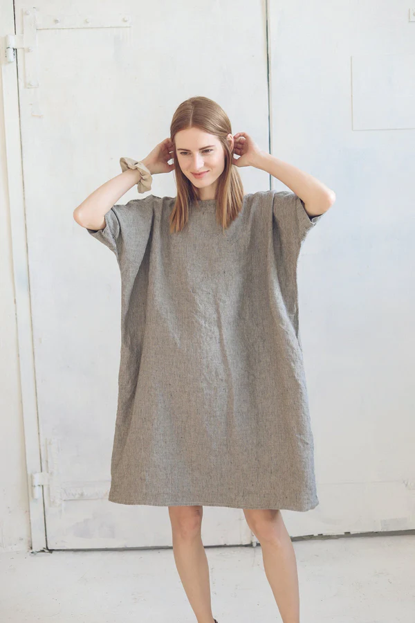 grey shift dress - Image 3