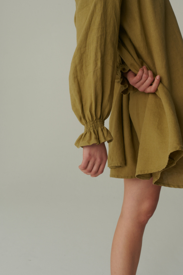 Agata Linen Dress - Image 5