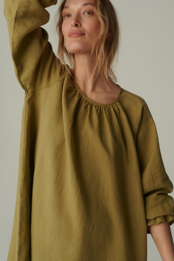 Agata Linen Dress - Image 6