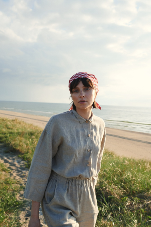 Work Linen Jumpsuit - Image 8