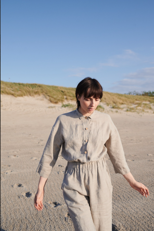 Work Linen Jumpsuit - Image 3