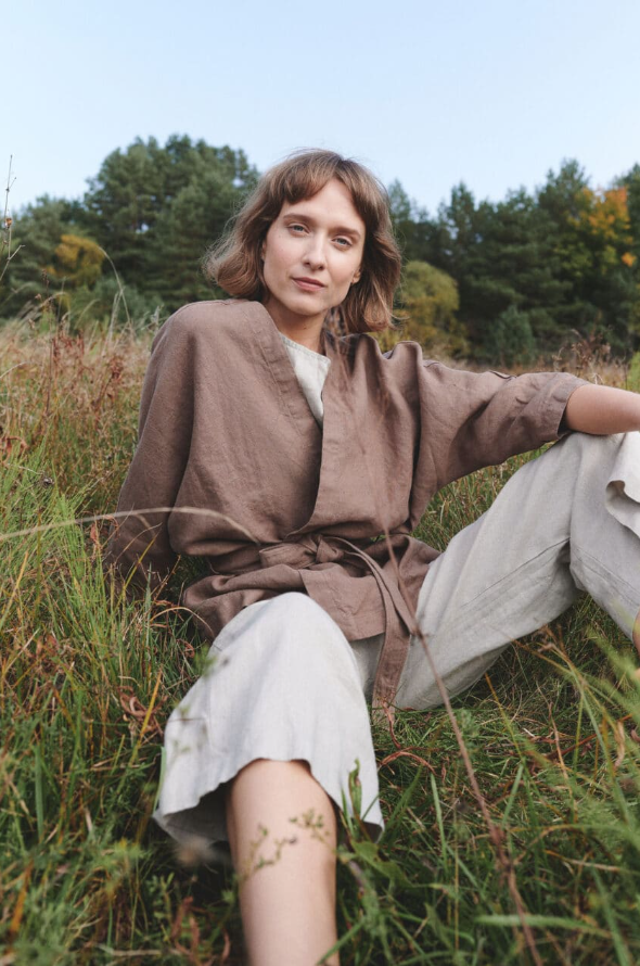 Rene Heavy Linen Jacket - Image 2