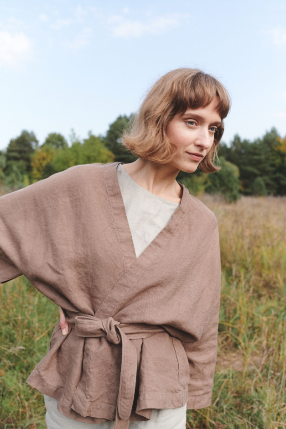 Rene Heavy Linen Jacket - Image 3