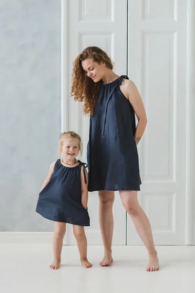 linen beach dress epic linen - Image 3